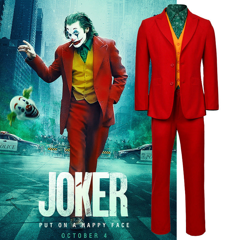 DC Movie Joker Cosplay Costume Joaquin Phoenix Halloween Outfit