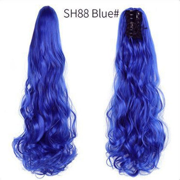 Synthetic hair ponytail