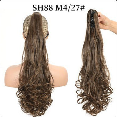 Synthetic hair ponytail