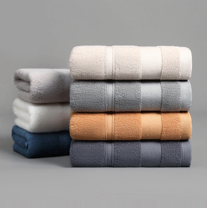 Large Size 100% Cotton Absorbent Bath Towel Set