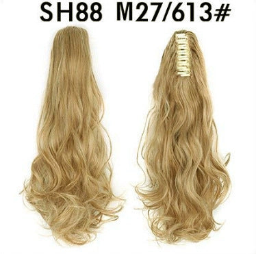 Synthetic hair ponytail
