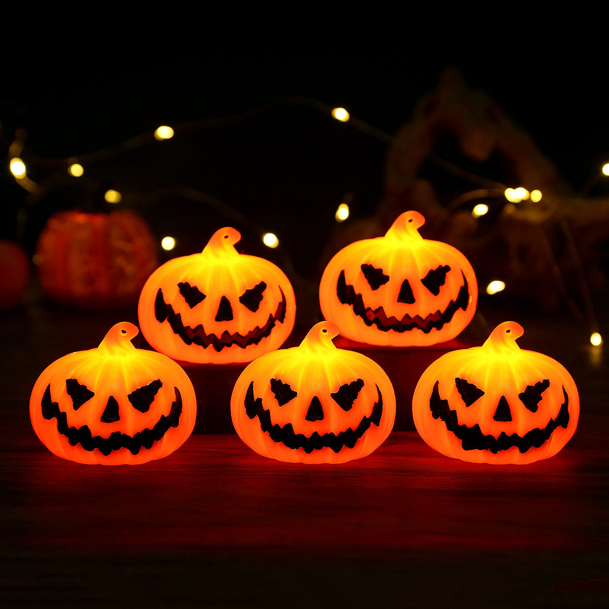 Halloween LED pumpkin lights atmosphere decoration lights