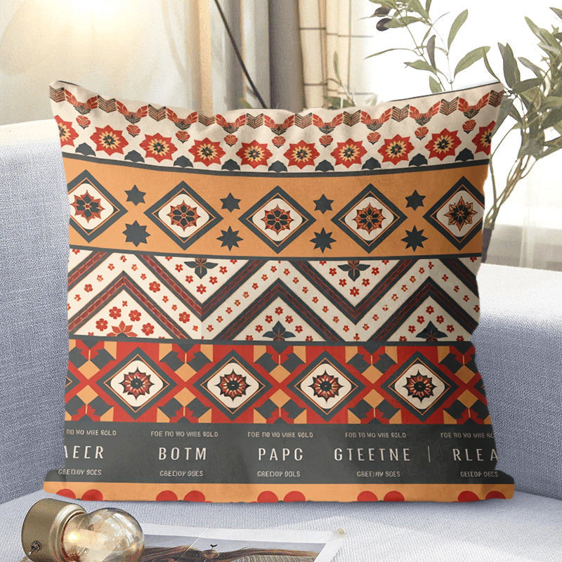 Ethnic style sofa cushion
