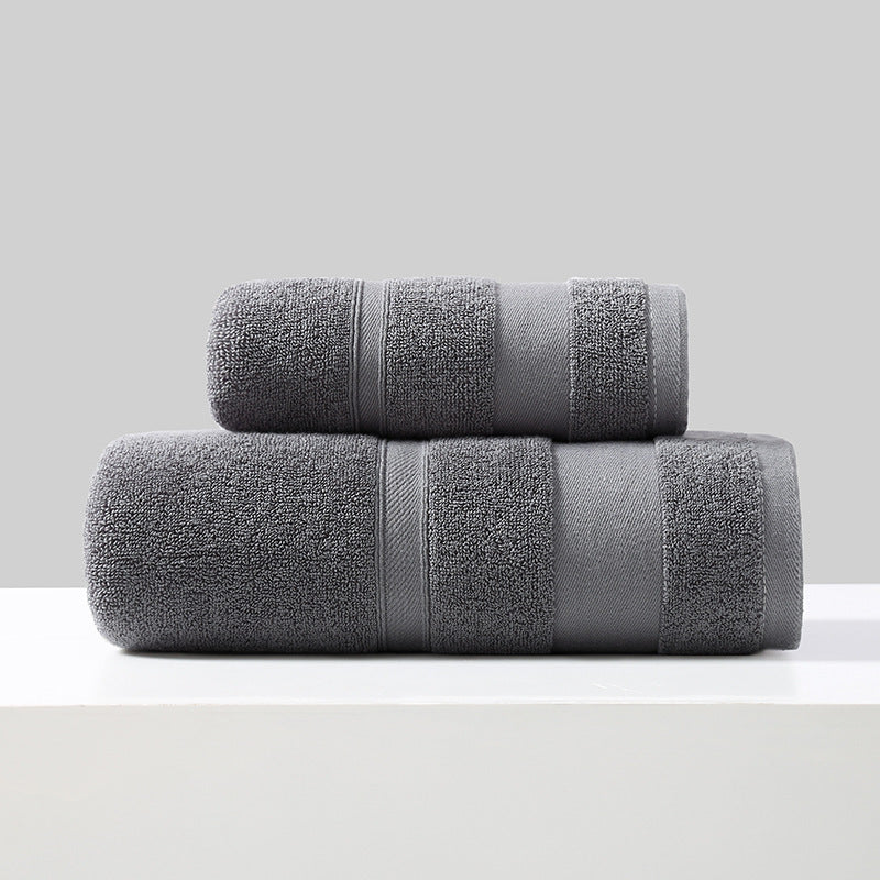 Large Size 100% Cotton Absorbent Bath Towel Set