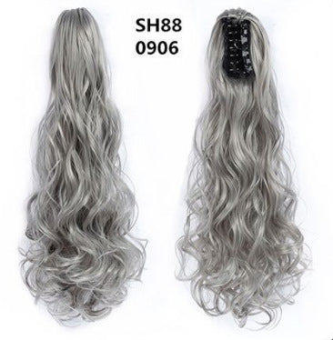 Synthetic hair ponytail