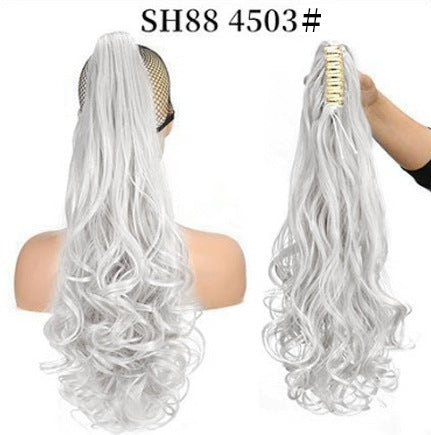 Synthetic hair ponytail
