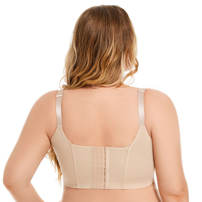 Seamless Push-Up Bra with Steel Ring Support