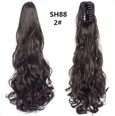 Synthetic hair ponytail