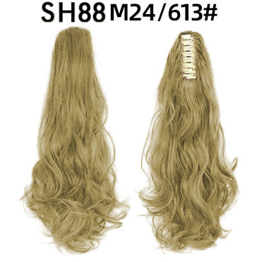 Synthetic hair ponytail
