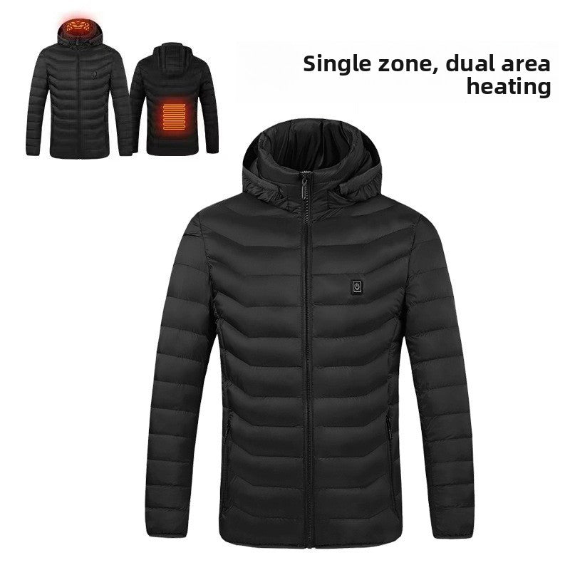 Single control, double control, four control electric heating cotton coat