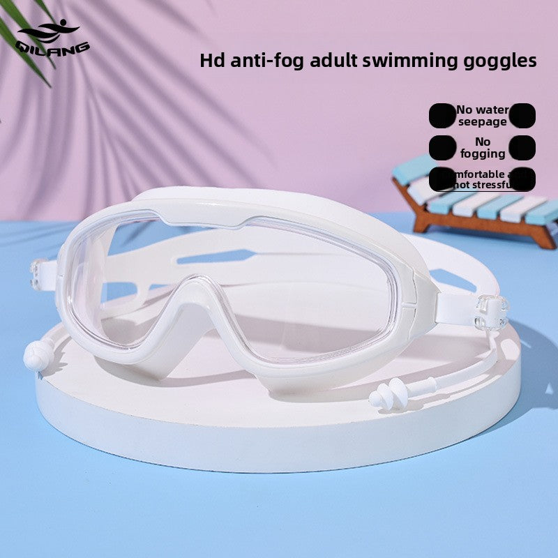 Anti-Fog Swimming Goggles with Earplugs