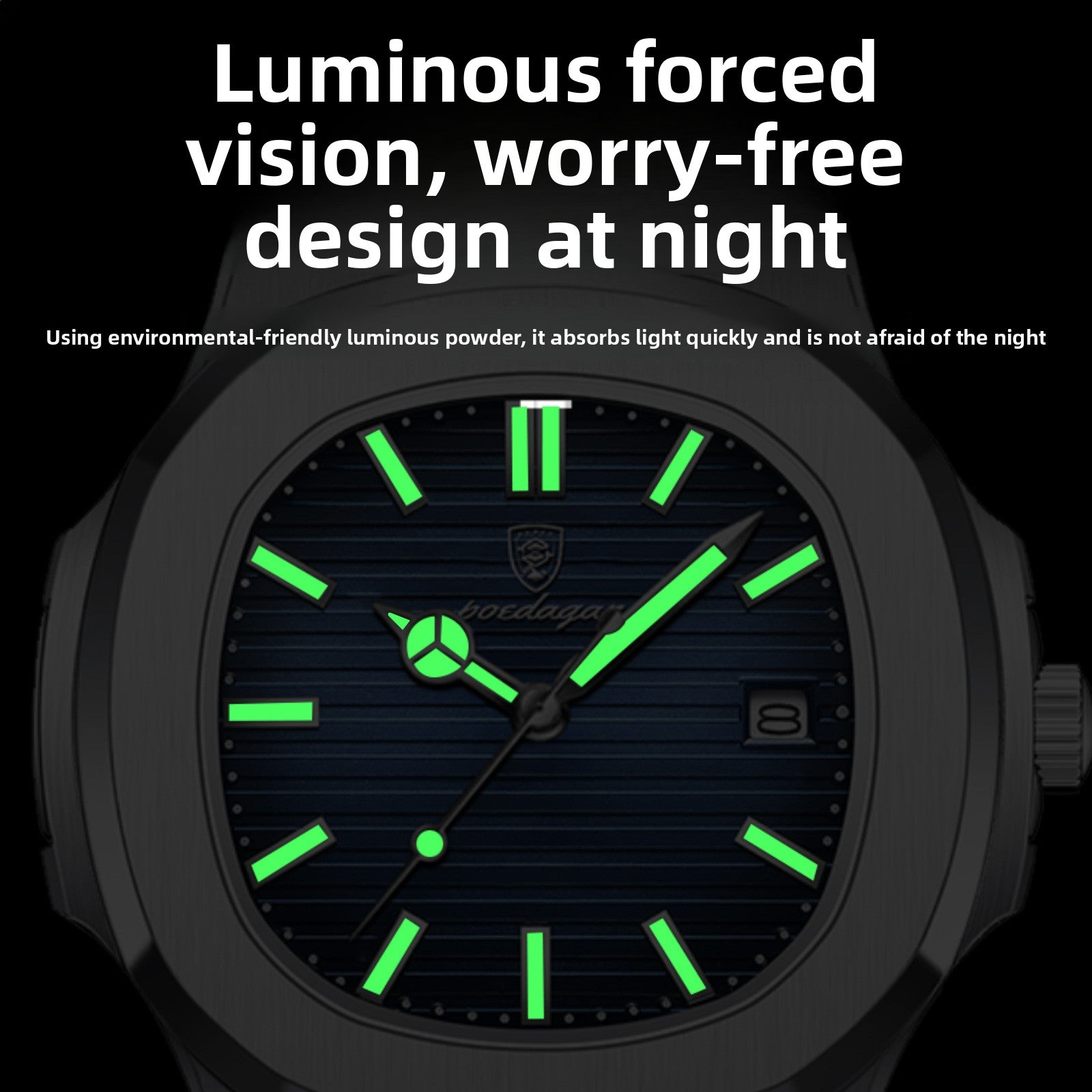 Ultra-Thin Waterproof Men's Quartz Watch with Stainless Steel Strap