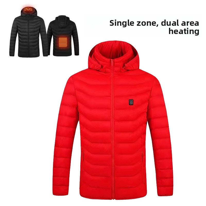 Single control, double control, four control electric heating cotton coat