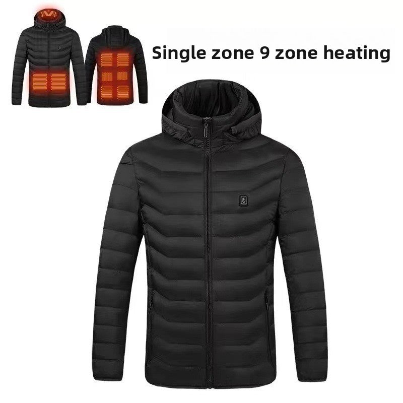 Single control, double control, four control electric heating cotton coat