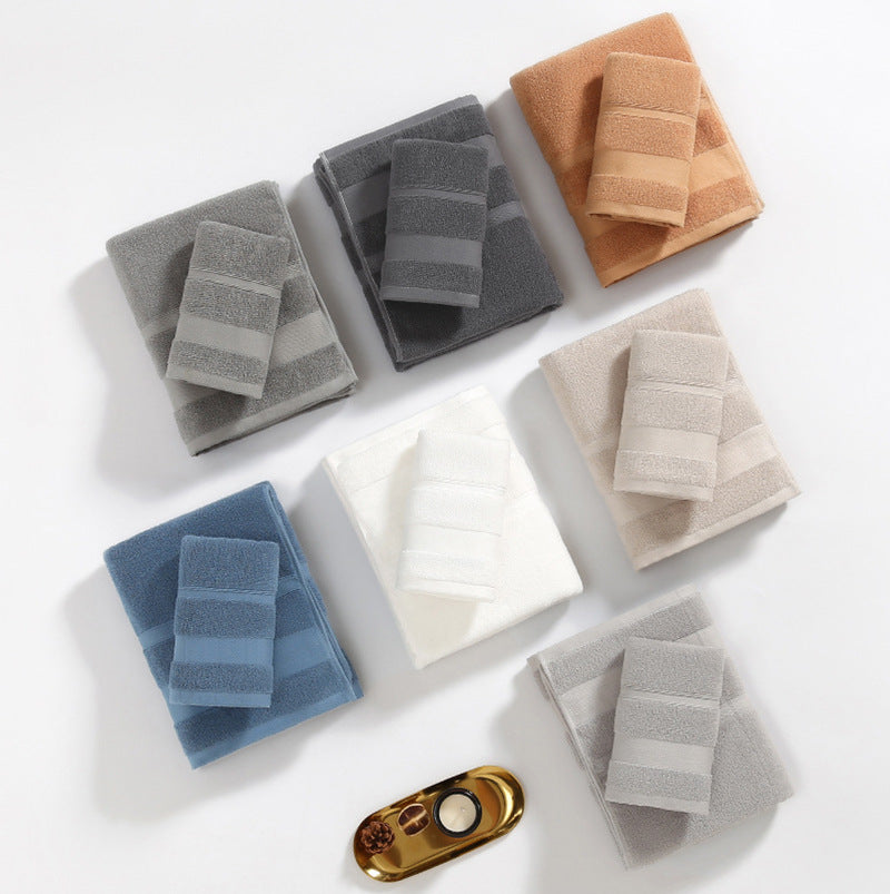 Large Size 100% Cotton Absorbent Bath Towel Set