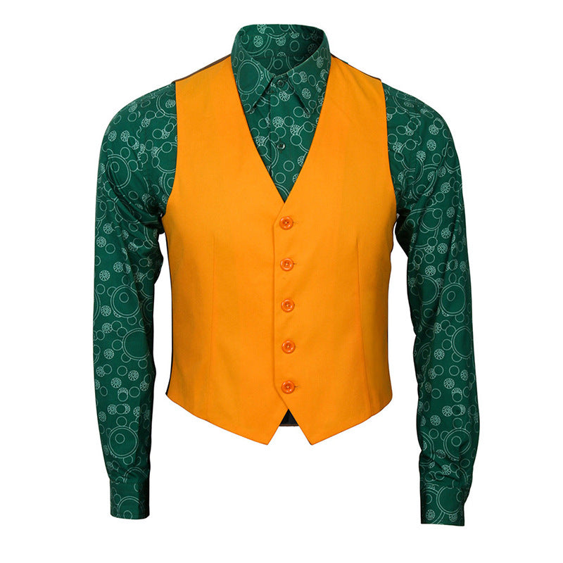 DC Movie Joker Cosplay Costume Joaquin Phoenix Halloween Outfit