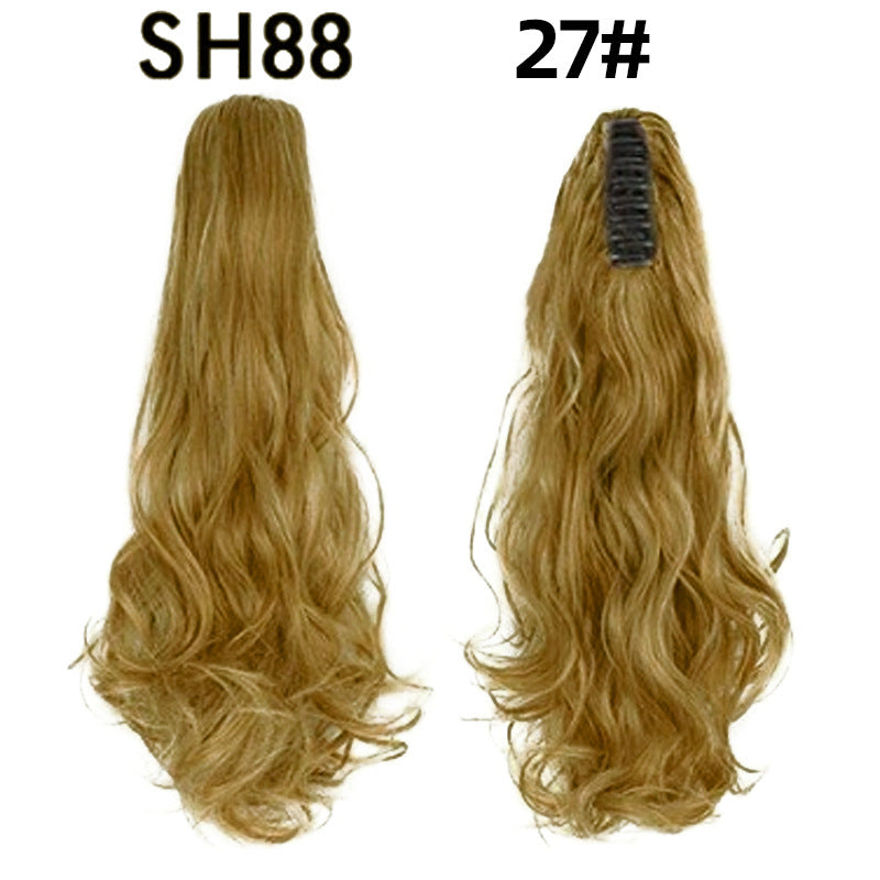 Synthetic hair ponytail