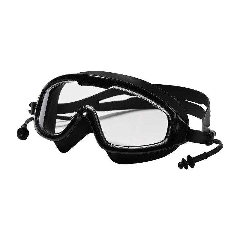 Anti-Fog Swimming Goggles with Earplugs