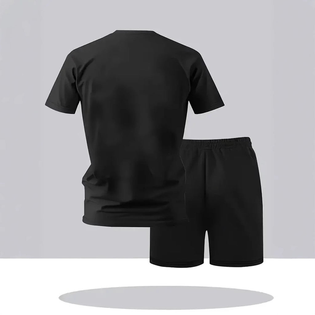 Men's Casual Short Sleeve Letter Print T-Shirt