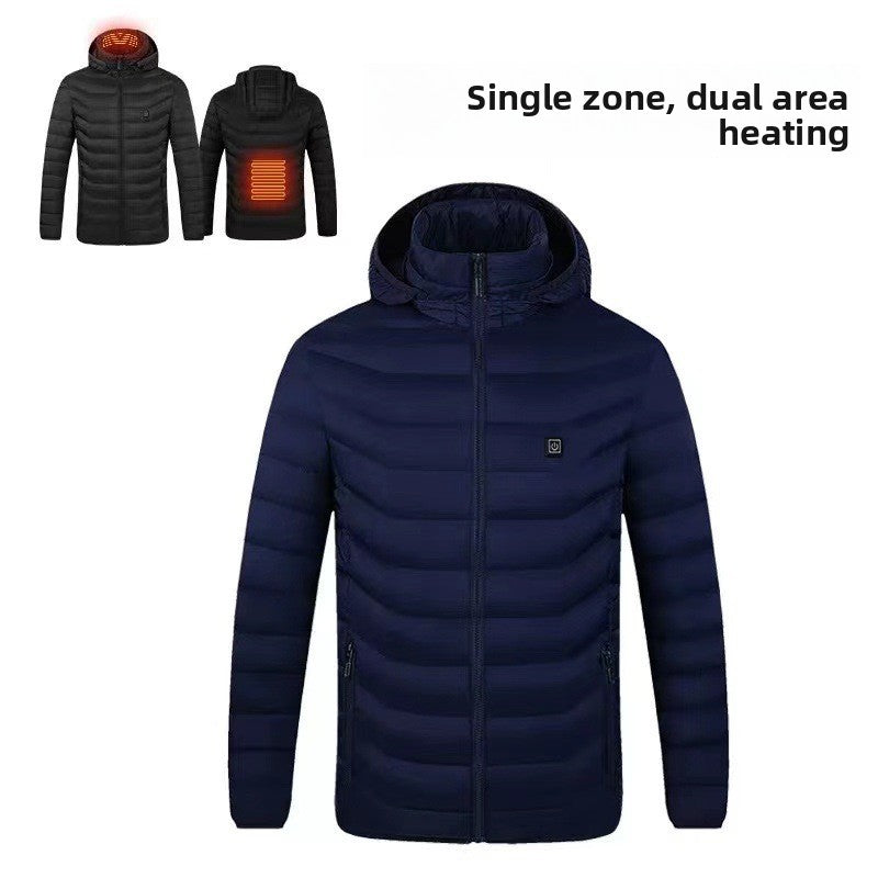 Single control, double control, four control electric heating cotton coat
