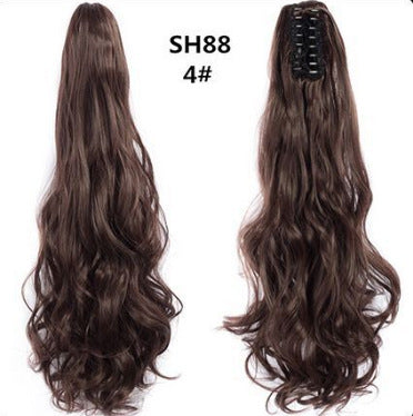 Synthetic hair ponytail
