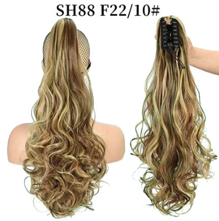 Synthetic hair ponytail