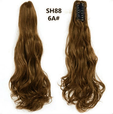Synthetic hair ponytail