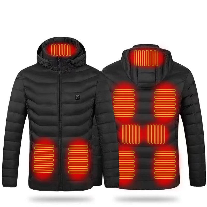 Single control, double control, four control electric heating cotton coat