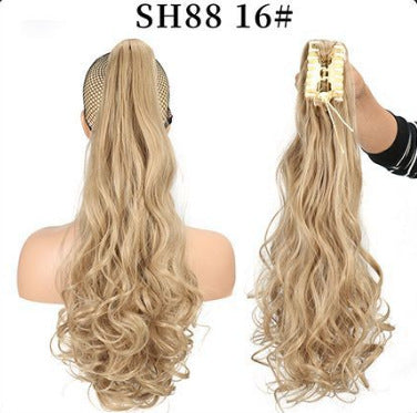 Synthetic hair ponytail