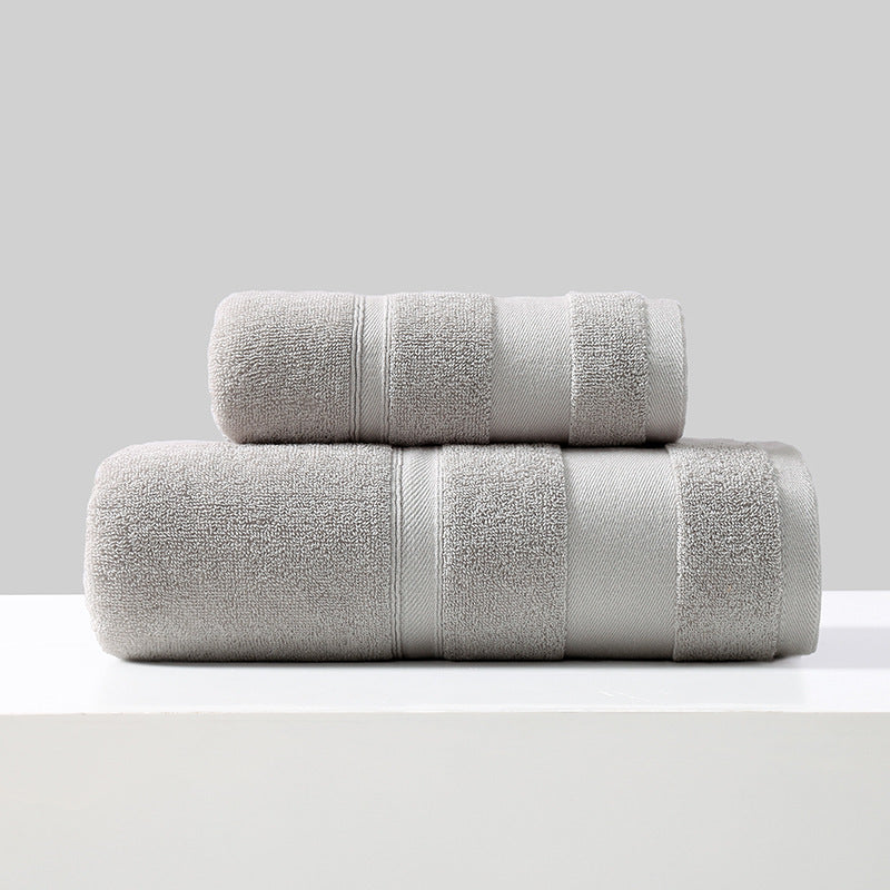 Large Size 100% Cotton Absorbent Bath Towel Set