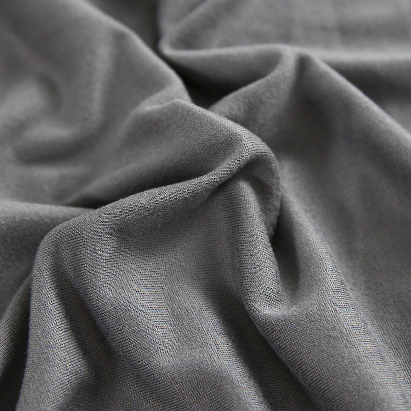 Elastic solid color sofa cover full coverage dust protection