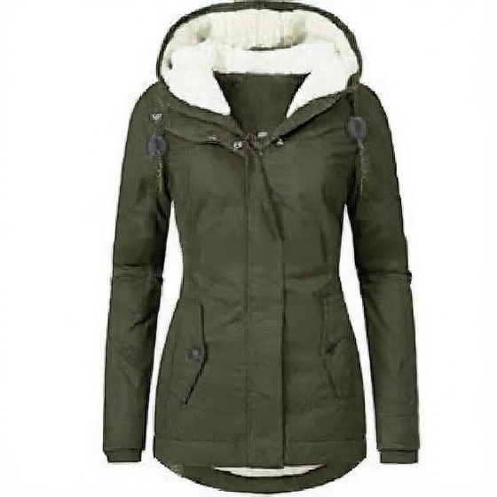 Thickened Hooded Cotton Jacket for Women